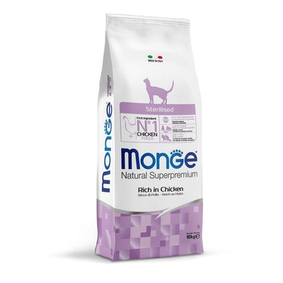 Monge Chat stérilisé Poulet 10kg - MyStetho Veterinary