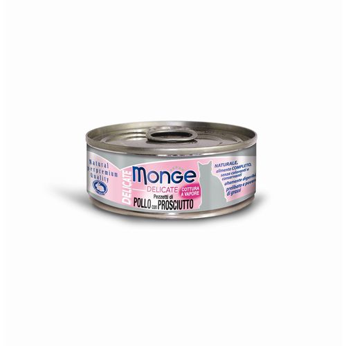 Monge Delicate Cat Ad. Chicken&Ham 80g - MyStetho Veterinary