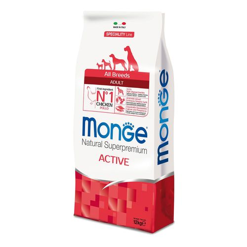 Monge Dog Adult Active Chicken 12kg - MyStetho Veterinary