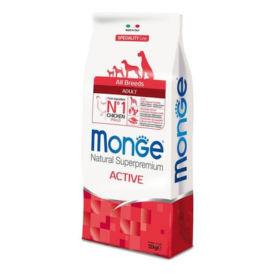 Monge Dog Adult Active Chicken 12kg - MyStetho Veterinary