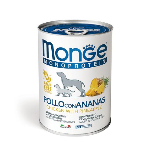 Monge Monge Dog Monopr. Chicken&Pineapple 400g - MyStetho Veterinary