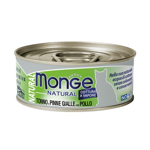 Monge Nat. Cat Ad. Pac. Tuna&Chicken 80g - MyStetho Veterinary