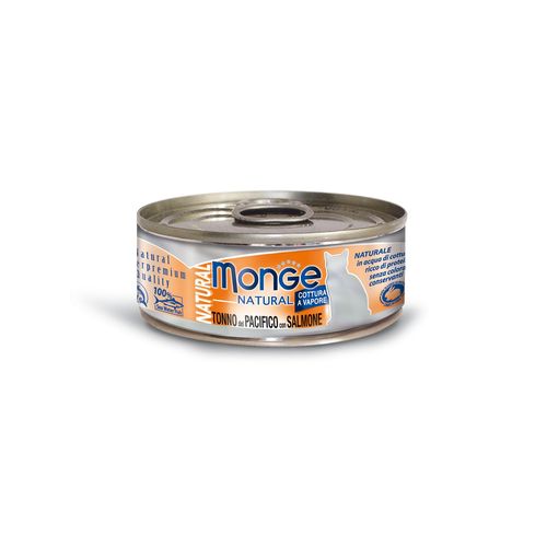Monge Nat. Cat Ad. Pac. Tuna&Salmon 80g - MyStetho Veterinary
