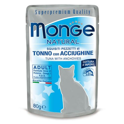 Monge Natural Cat Thon avec anchois - MyStetho Veterinary