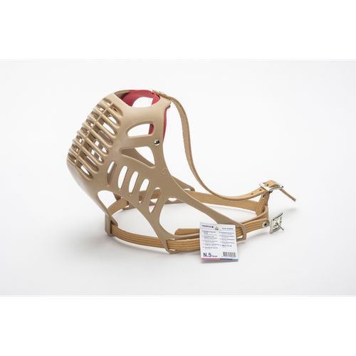 Muslière avec lanières en cuir pour Boxer Gr. 5 - MyStetho Veterinary