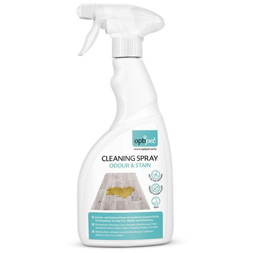 Optipet Cleaning Spray Odour & Stain, 500ml - MyStetho Veterinary