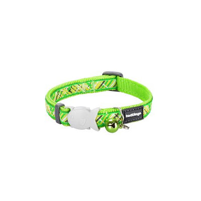 RedDingo RougeDingo Collier pour chat Flanno Lime Vert - XS - MyStetho Veterinary