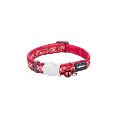 RedDingo RougeDingo Collier pour chat Flanno Rouge - XS - MyStetho Veterinary