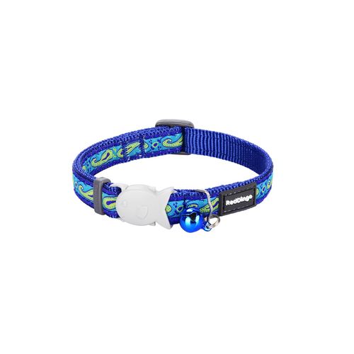 RedDingo RougeDingo Collier pour chat Paisley Blue with Green - XS - MyStetho Veterinary