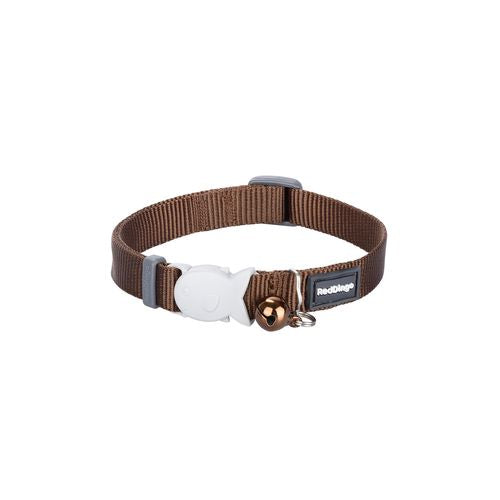 RedDingo RougeDingo Collier pour chat Plain Marron - XS - MyStetho Veterinary