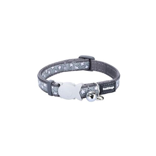 RedDingo RougeDingo Collier pour chat Stars White on Cool Grey - XS - MyStetho Veterinary