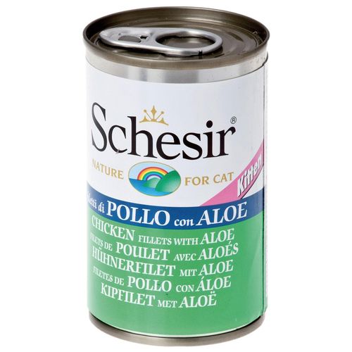 Schesir Jelly Kitten poulet avec aloès 140g - MyStetho Veterinary