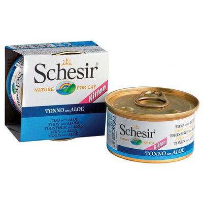 Schesir Jelly Kitten thon avec aloès 85g boite - MyStetho Veterinary