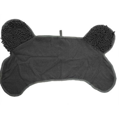 Serviette Clean Paws grise 76 x 40.5 cm - MyStetho Veterinary