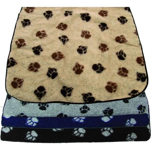 Sherpa Fleece couverture gris / pattes noir 76 x 127cm - MyStetho Veterinary