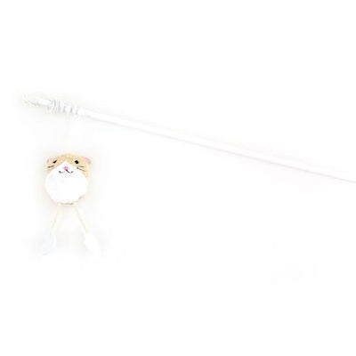 Swisspet Canne pour chats souris avec froufrou, beige - MyStetho Veterinary