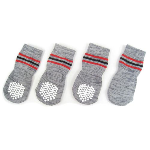 Swisspet chaussettes pour chiens avec antiglisse, Grey-Step - MyStetho Veterinary