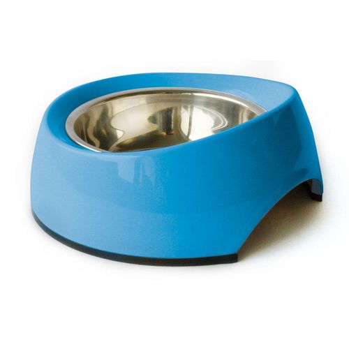 Swisspet écuelle en mélamine avec bord élevé, bleue - MyStetho Veterinary
