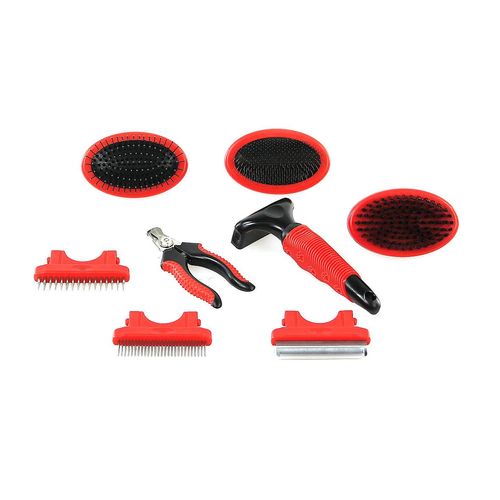 Swisspet Kit de brosses de soins 8pcs. - MyStetho Veterinary