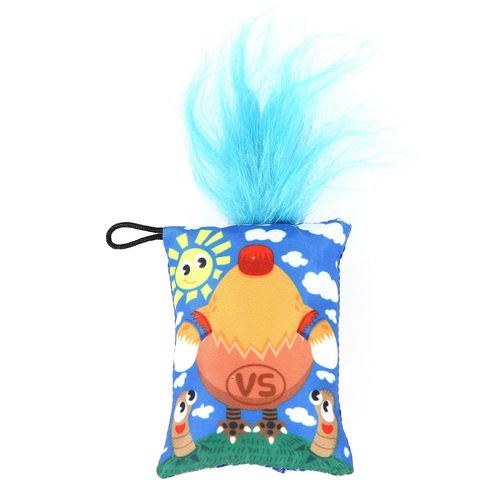 Swisspet Punky-Kissen, avec motif de poulet, bleu - MyStetho Veterinary