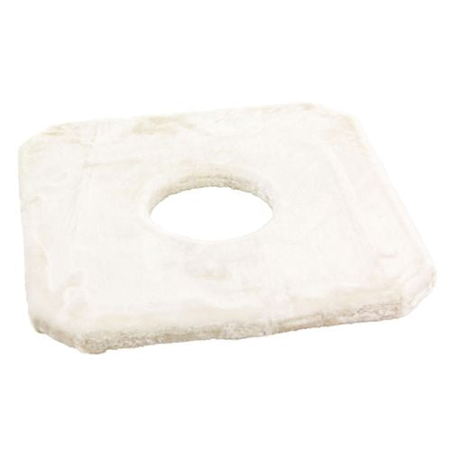 Swisspet Tablette avec trou, grande, 48x48x3cm, blanche - MyStetho Veterinary