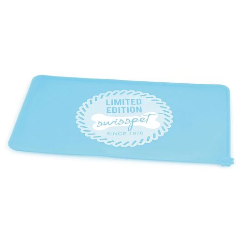 Swisspet tapis sous écuelle en silicone Alina, bleu clair - MyStetho Veterinary