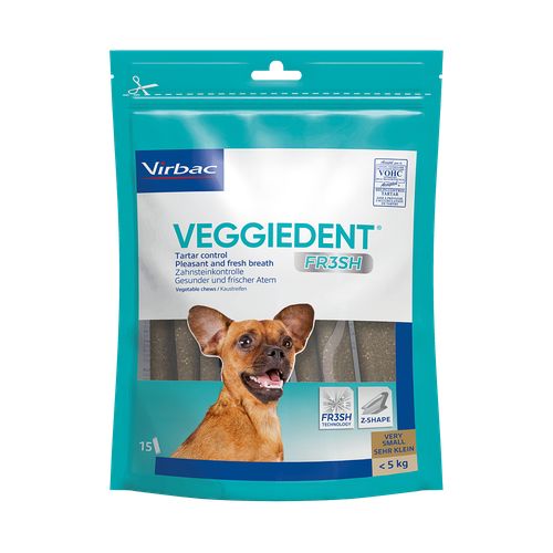 Veggiedent chiens XS (< 5 kg) 15 pièces - MyStetho Veterinary