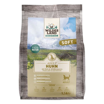 Wildes Land Canine Adult Soft poulet avec riz 1.5kg - MyStetho Veterinary