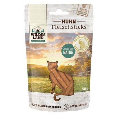 Wildes Land Feline poulet Pur Sticks 50g - MyStetho Veterinary