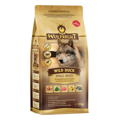 Wolfblut Canine Adult Small Breed Wild Duck - canard avec pomme de terre 2kg - MyStetho Veterinary